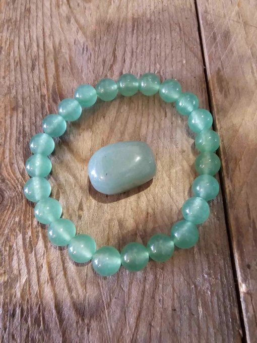 Bracelet en  Aventurine Verte naturelle