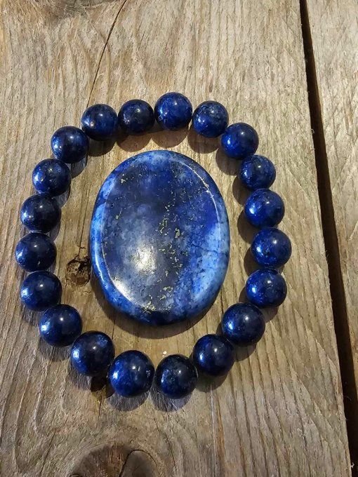 Bracelet en Lapis Lazuli Naturel