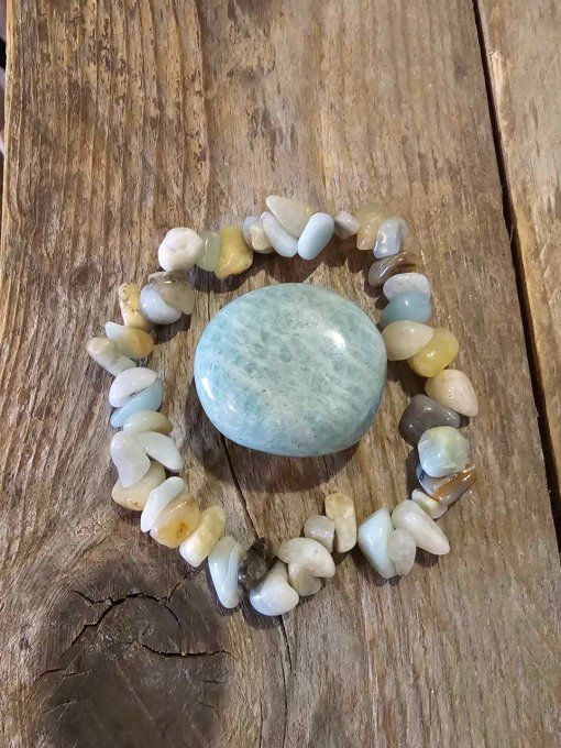 Bracelet en Amazonite Naturelle