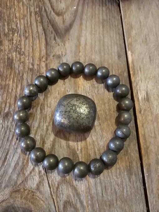 Bracelet en Pyrite Naturelle