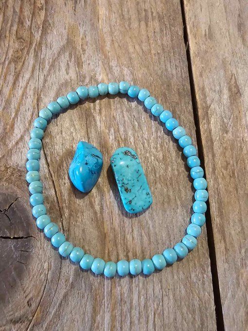 Bracelet en Turquoise Naturelle