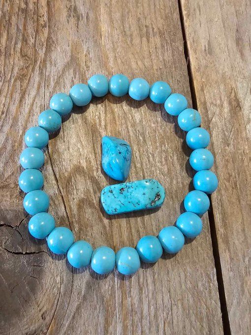 Bracelet en Turquoise Naturelle