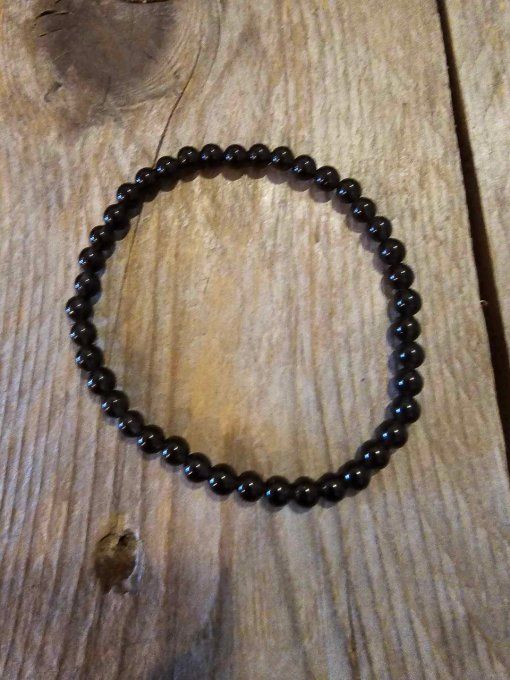 Bracelet en Tourmaline Noire Naturelle